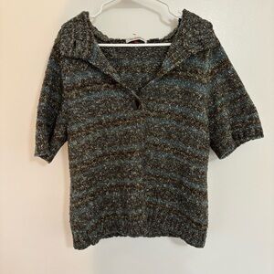 Striped Knit Women's Sweater